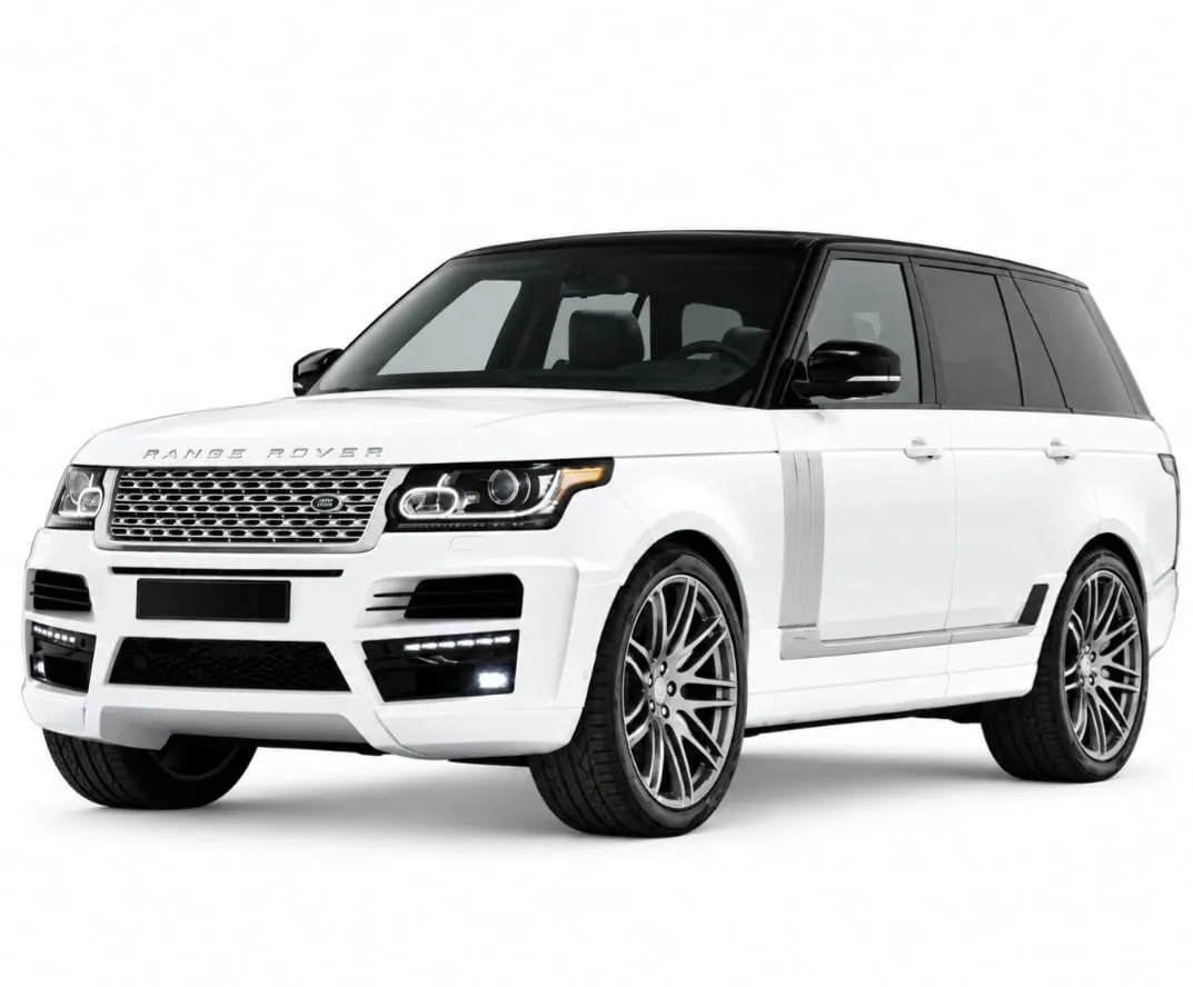 White Range Rover executive SUV for luxury chauffeur service in Barbados